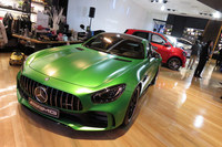 「メルセデス・ベンツ コネクション」に展示されていた「メルセデスAMG GT R」。