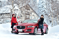 ジャガーのスポーツサルーン「XE」で冬の北海道へ