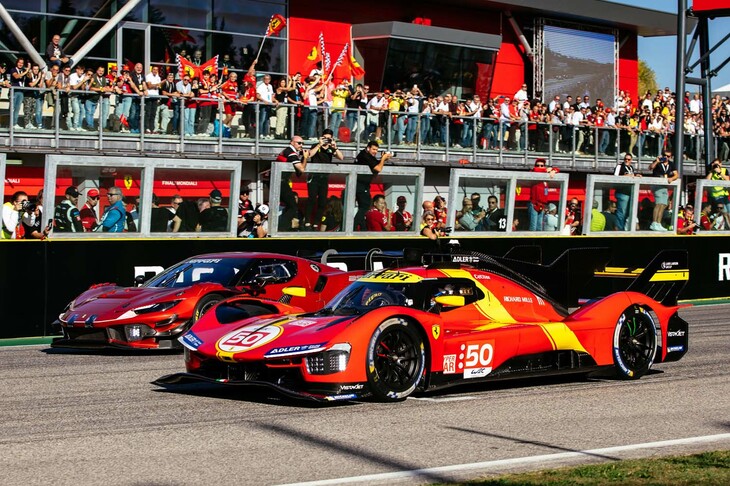 フェラーリがルマンのトップカテゴリーに復帰し、トヨタやプジョー、グリッケンハウスと戦うLMハイパーカー「499P」。イモラで現地取材しています。（photo：フェラーリ）