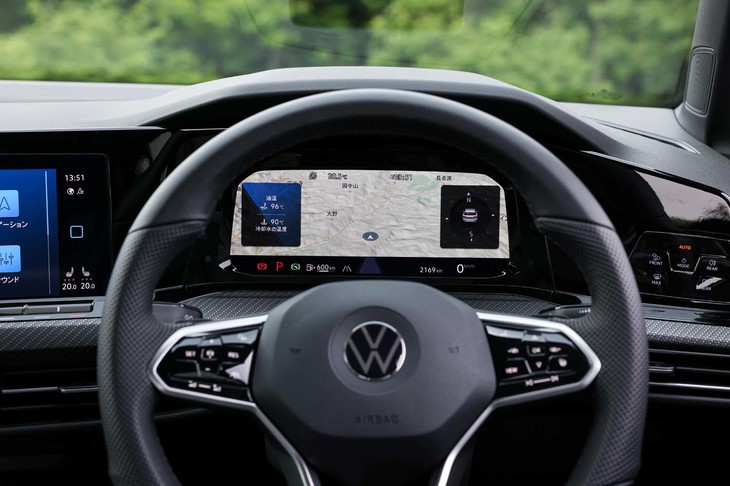 フォルクスワーゲン・ゴルフ（デジタルメータークラスター「デジタルコックピットプロ」）