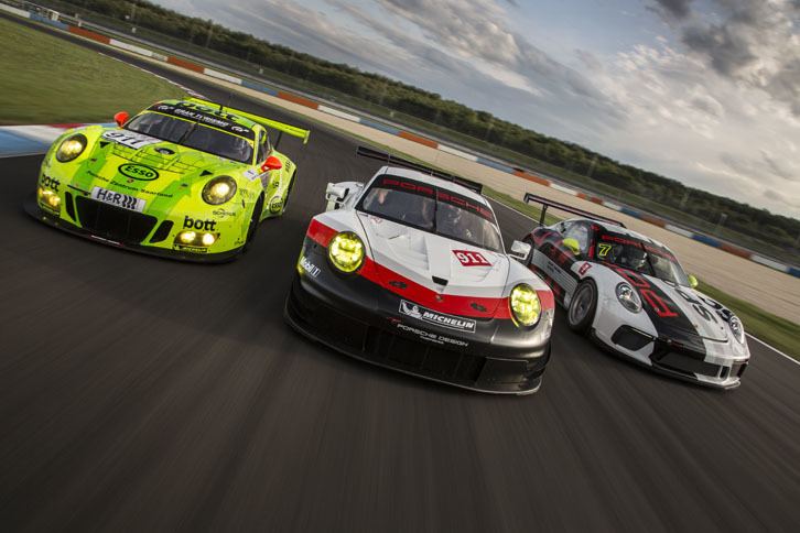 ポルシェ911 RSR／911 GT3 R／911 GT3 Cup【海外試乗記】