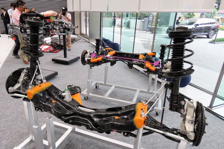 前後サスペンション