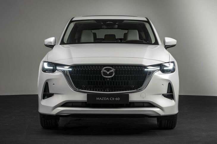 清水「今どき、これほど潔くフロントが絶壁なクルマはないよ！」　
	ほった「私も絶壁顔は嫌いじゃないんですが、『CX-60』はキャビンから後ろのフォルムを思うと、もう少し低くてもいい気がするんですよねぇ」