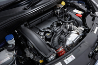 「208GTi」に搭載されるエンジンは1.6リッター直4ターボ。200psと28.1kgmを発生する。