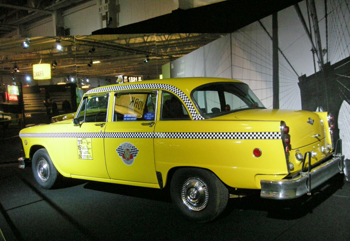 「チェッカー・モデルA11」のリアビュー。