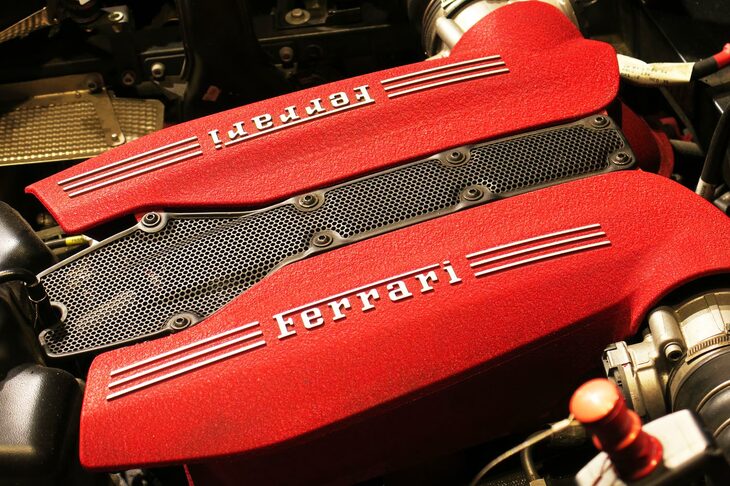 フェラーリ488チャレンジEVO（エンジン）