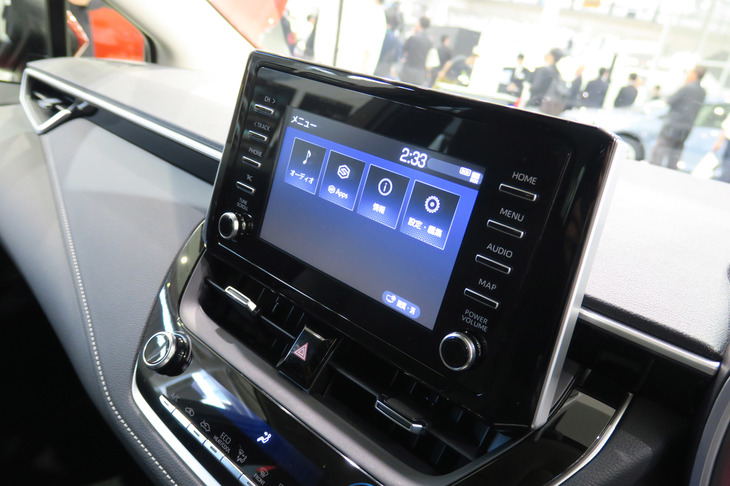 トヨタ・カローラS（インフォテインメントシステム）