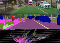 スバルの運転支援システム「アイサイト」とAIの融合を示すイメージ。