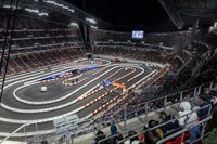 スーパーSSが催された豊田スタジアムの様子。4日間の来場者数は前年超えの54万3800人と、トラブルはあったもののイベント自体は大盛況だったようだ。