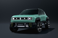 1962年の「ルノー・キャトルL」をモチーフとした電動SUVのコンセプトモデル「4ever（フォーエバー）」。2022年のパリモーターショーで初披露された。