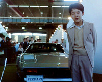 1979年11月「外車ショウ」の写真。中学1年生の筆者。