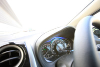 1日目の燃費値は25.5km/リッター。