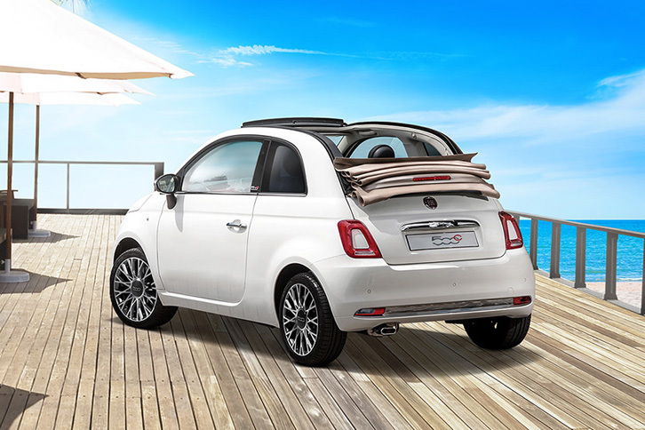 「フィアット500Cアイボリートップ」