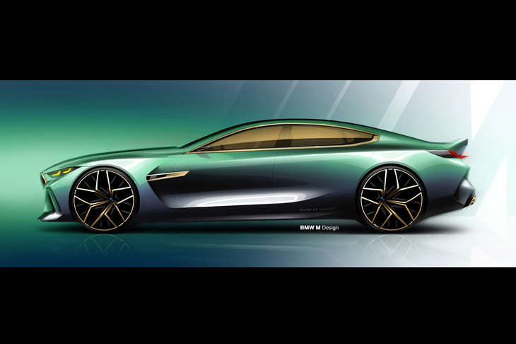 BMWコンセプトM8グランクーペ（デザインスケッチ）