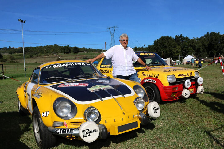 シエナにおけるルノー地域販売店「パンパローニ」の経営メンバー、ルイージ・カザーリ氏。ジェントルマンドライバーとして店に出入りするうち、創業者一族の令嬢と結婚。今日に至る。