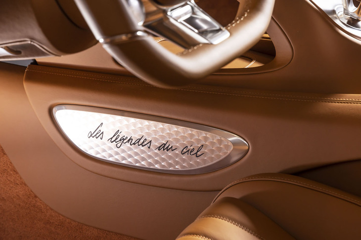 ブガッティ・シロン スポーツ“レ・レジェンド・デュ・シエル”（センターコンソールガーニッシュ）