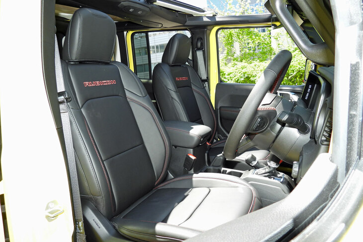 ジープ・ラングラー アンリミテッド ルビコン ハイベロシティー（フロントシート）