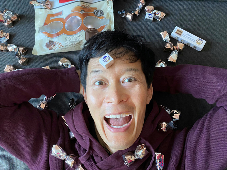 今回は「500」チョコ発見のお話を。