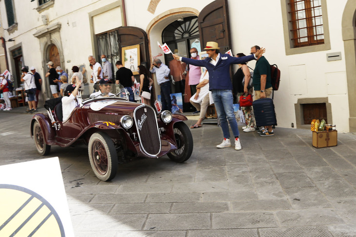 「ミッレミリア2021」には385台が参加。うち341台が完走した。2021年6月18日にトスカーナ州ラッダ・イン・キャンティにて撮影。