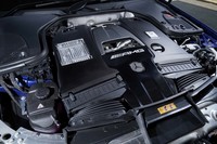 「AMG E63 S」のツインターボエンジンは最高出力612PSを発生。最大トルクは850N・m。