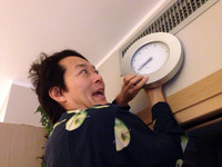 掛け時計の調整は、年に2回のボクおシゴト。