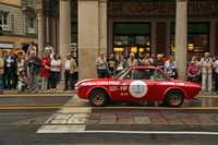 1970年代初頭にバレストリエリ-マイガ組が駆った「ランチア・フルヴィアクーペHF」。