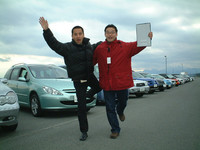 小学館の辣腕編集者のＨ氏。とにかくクルマ集めが大変だったって。そりゃそーだ