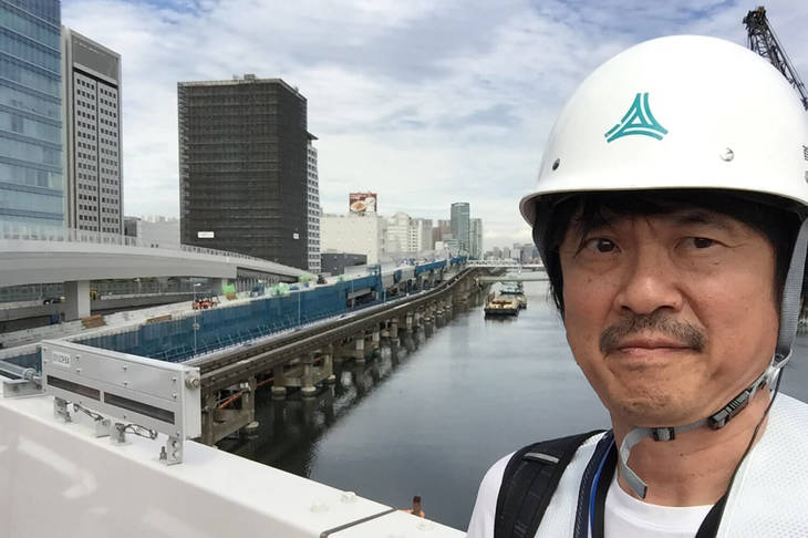 首都高速道路株式会社主催の取材会にて。