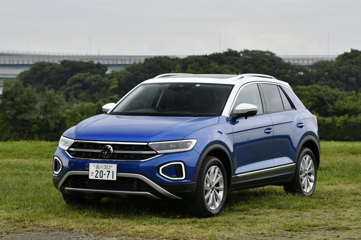 2022年7月に上陸した「フォルクスワーゲンTロック」のマイナーチェンジモデル。今回は人気のディーゼルエンジンを搭載する「TDIスタイル」に試乗した。車両本体価格は439万3000円。