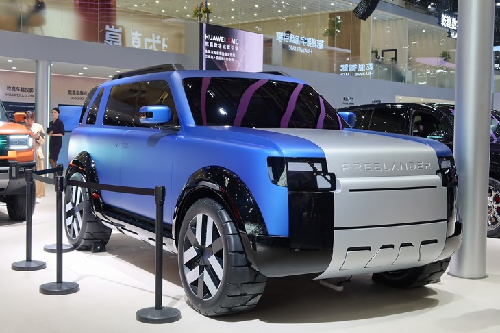 奇瑞汽車とJLRが合弁で手がける「フリーランダー」。「ディフェンダー」によく似た雰囲気が漂っているが、中国国内だけでなく輸出も視野に入れているという。