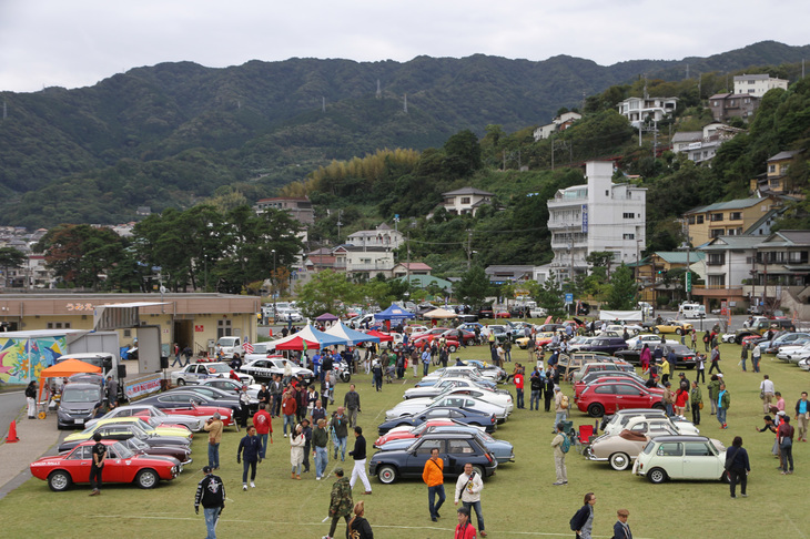 メイン会場となった長浜海浜公園の芝生広場。