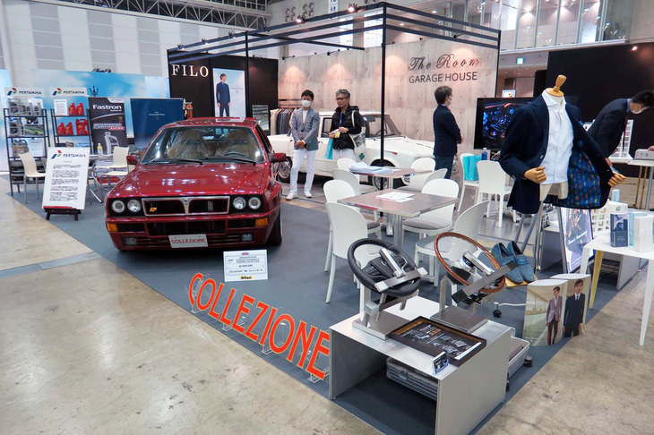 コレツィオーネの展示ブースの様子。