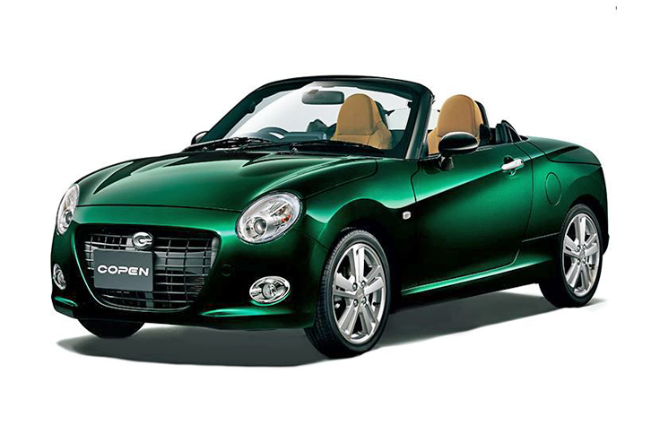 今回発売されたパネル交換キット「DRESSパーツ」により、「コペン セロ」（写真）から「コペン ローブ」への着せ替えが可能に。