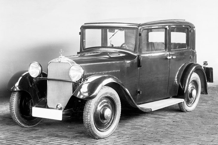 1931年から1936年にかけて生産された「メルセデス・ベンツ170（W15）」。当時のダイムラー・ベンツの中級車種で、コンバーチブルや商用バンなども用意された。