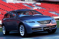 【東京モーターショー2003プレビュー】トヨタ・レクサスLF-X（エルエフ-エックス）の画像