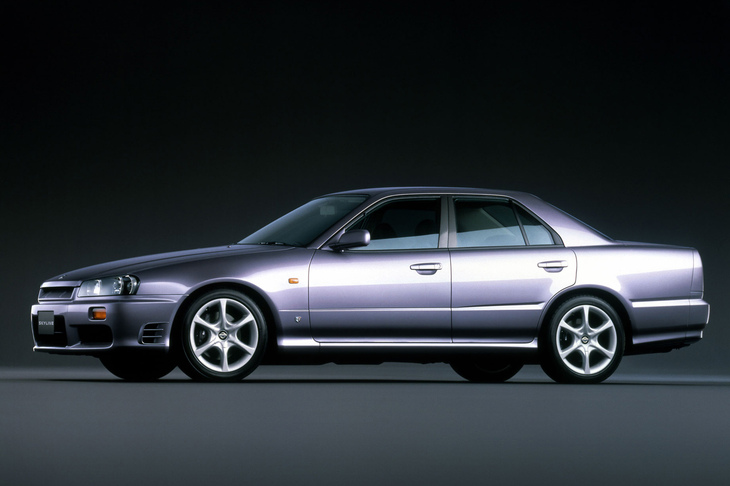 R34こと10代目「日産スカイライン」（1998-2002年）。現役当時はパッとしなかったけど、後になって人気が出てきたモデルとして挙げられるのは、名誉なことか？