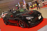 「トヨタ86」および「スバルBRZ」勢のなかで、もっとも派手にモディファイされていた個体。前後フェンダーがよりグラマラスになっている。
