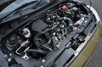 64psと9.4kgmを発生する0.66リッター直3ターボエンジン。アクセル操作に対するレスポンスのよさもセリングポイントだ。