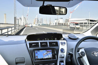 工事が進む豊洲新市場周辺。道路も新しくできているので無料地図更新はカーナビにとって重要だ。