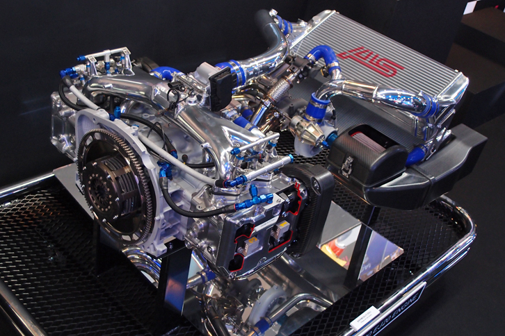「スバルBRZ GT300」のパワーユニット。