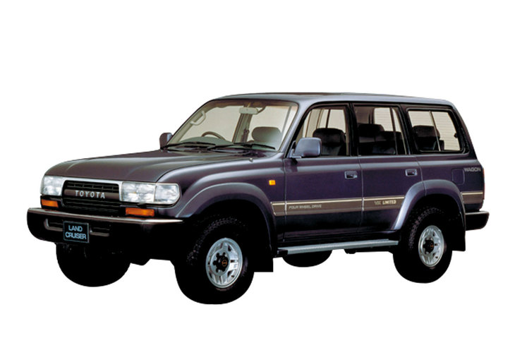 「トヨタ・ランドクルーザー」（80系）。