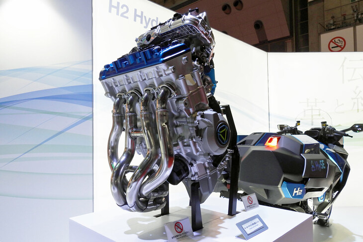 モーターサイクル用水素エンジン
