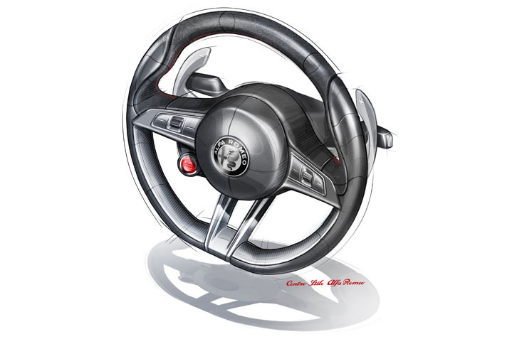 アルファ・ロメオ・ステルヴィオ（デザインスケッチ）