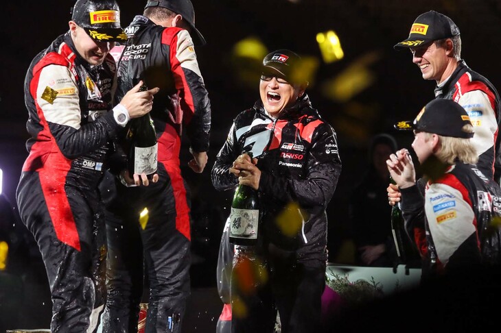 地元でポディウム独占。秋のトヨタ祭の中心には、やはりこの人の姿が……。