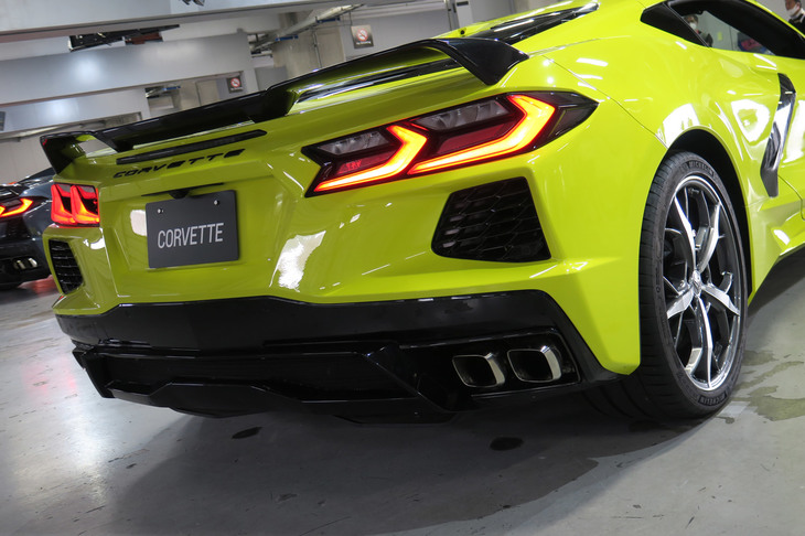 シボレー・コルベット3LT（リアまわり）