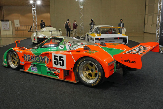 オートモビル カウンシル2021」の会場から（特別展示「マツダ、ルマン
