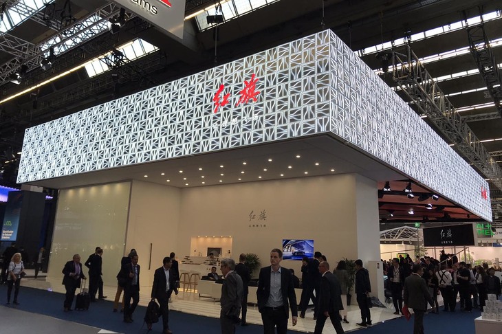 紅旗ブース外観