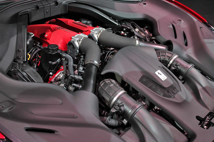 フェラーリ・ポルトフィーノ（エンジンルーム）