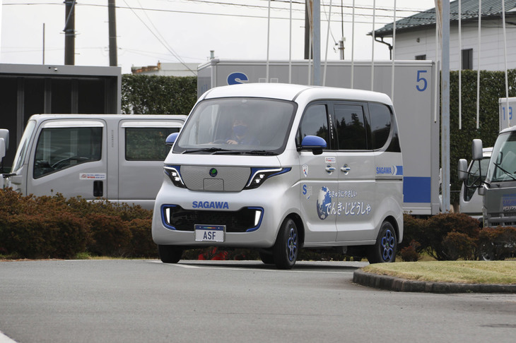 佐川急便が導入するEVは、ASFが企画、開発、デザインしたもの。製品保証も同社が担う。