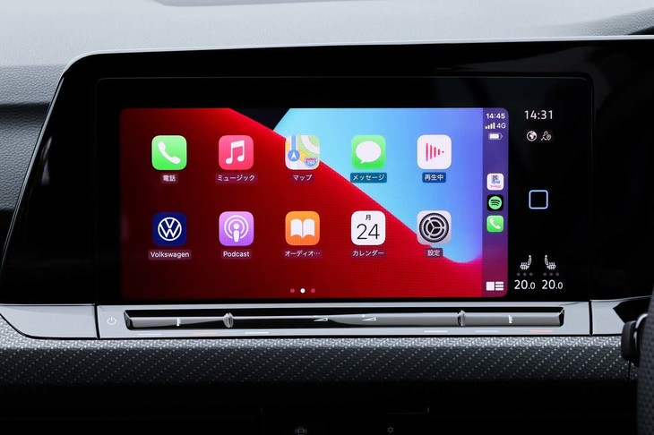 フォルクスワーゲン・ゴルフ（インフォテインメントシステム「ディスカバープロ」）